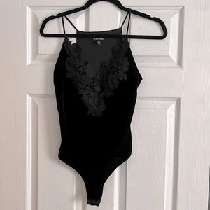 Express bodysuit, size: XS, Color: black